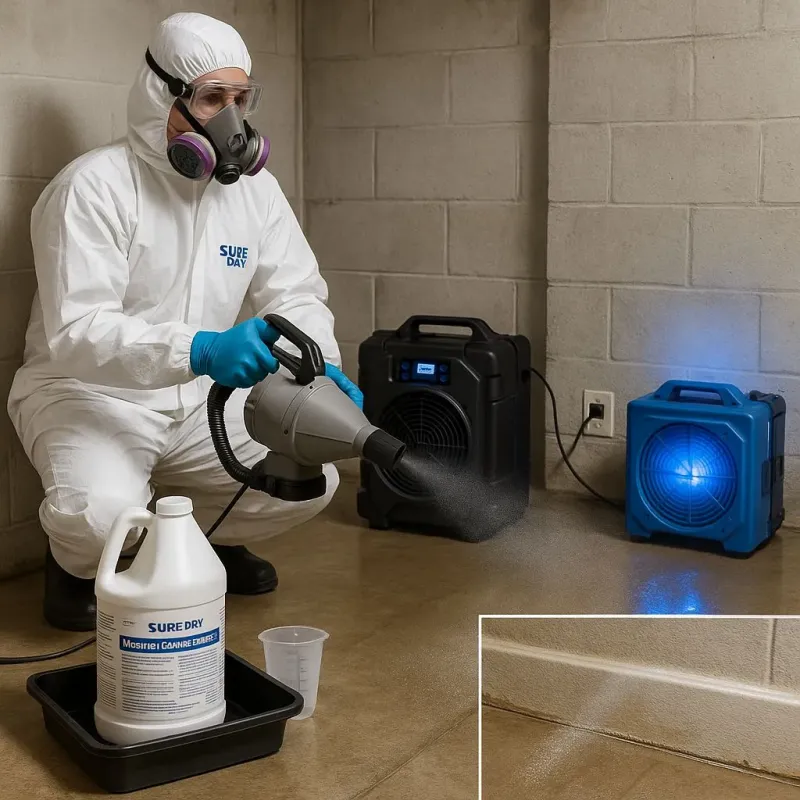Sanitization and Odor Removal process in Franklin County, VT